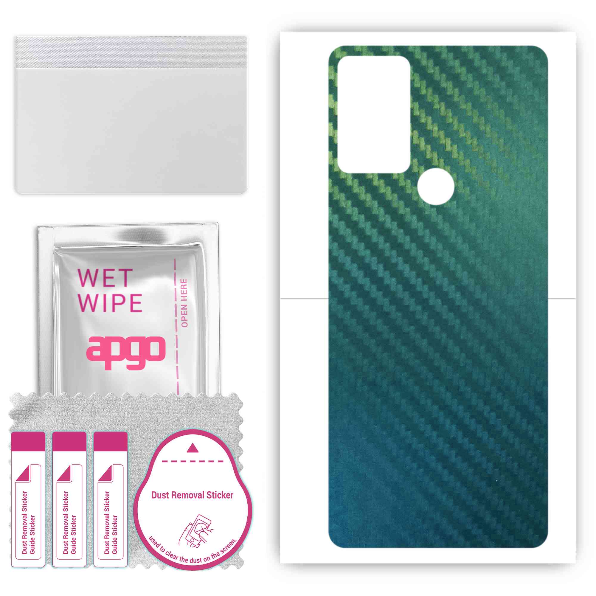 apgo Protective Skin Sticker for the back compatible with TCL 30V 5G, Wrap Film, Foil, Vinyl - Pattern Carbon Chameleon CAKA1
apgo Protective Skin Sticker for the back compatible with TCL 30V 5G, Wrap Film, Foil, Vinyl - Pattern Carbon Chameleon CAKA1