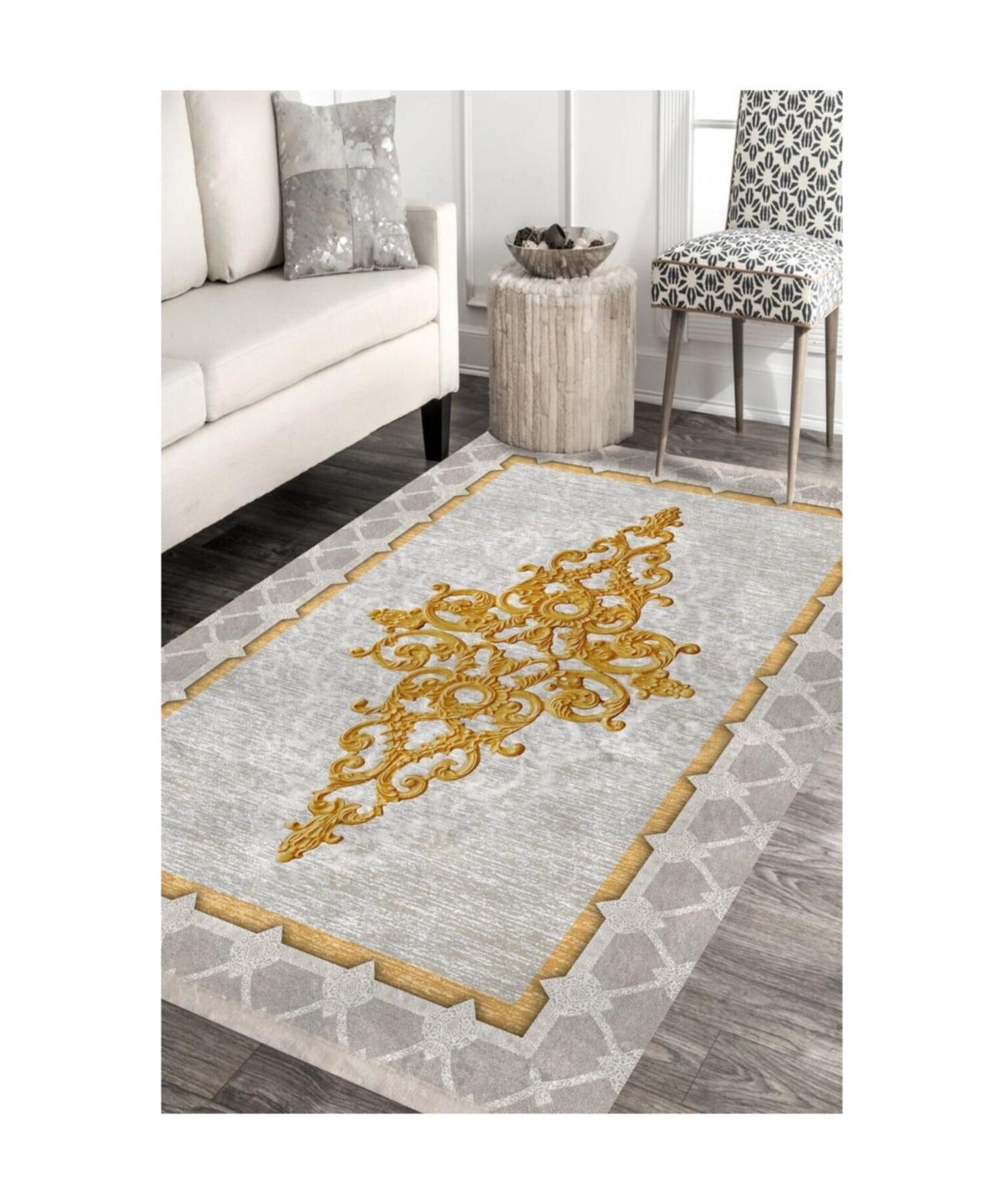 Нескользящий напольный ковер в рамке
Нескользящий напольный ковер в рамке