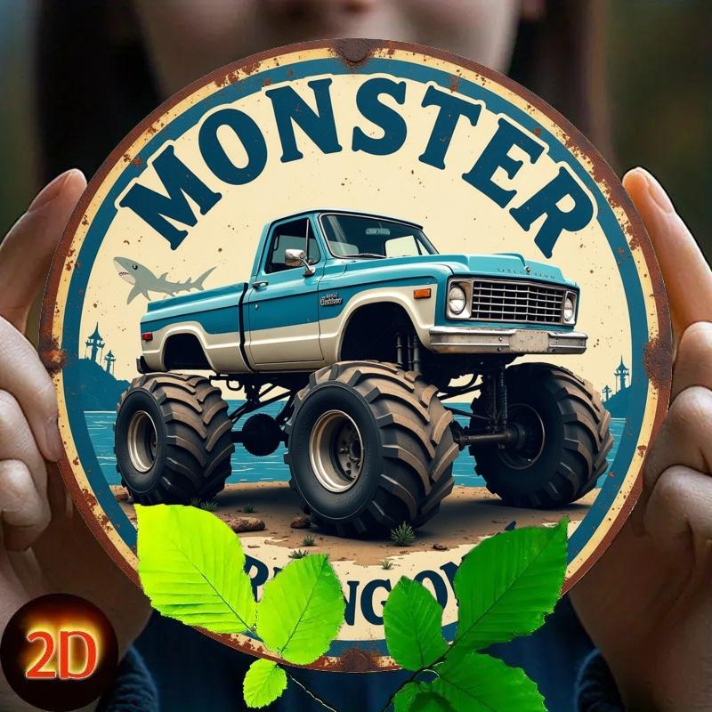 2d Dlat 20*20cm, Retro Circular Wooden Sign, Monster Truck Parking Sign, Rural Wooden Wall Decoration for Home, Offices, Cafe, Bar, Porche, Bedroom. 20*20cm
2d Dlat 20*20cm, Retro Circular Wooden Sign, Monster Truck Parking Sign, Rural Wooden Wall Decoration for Home, Offices, Cafe, Bar, Porche, Bedroom. 20*20cm