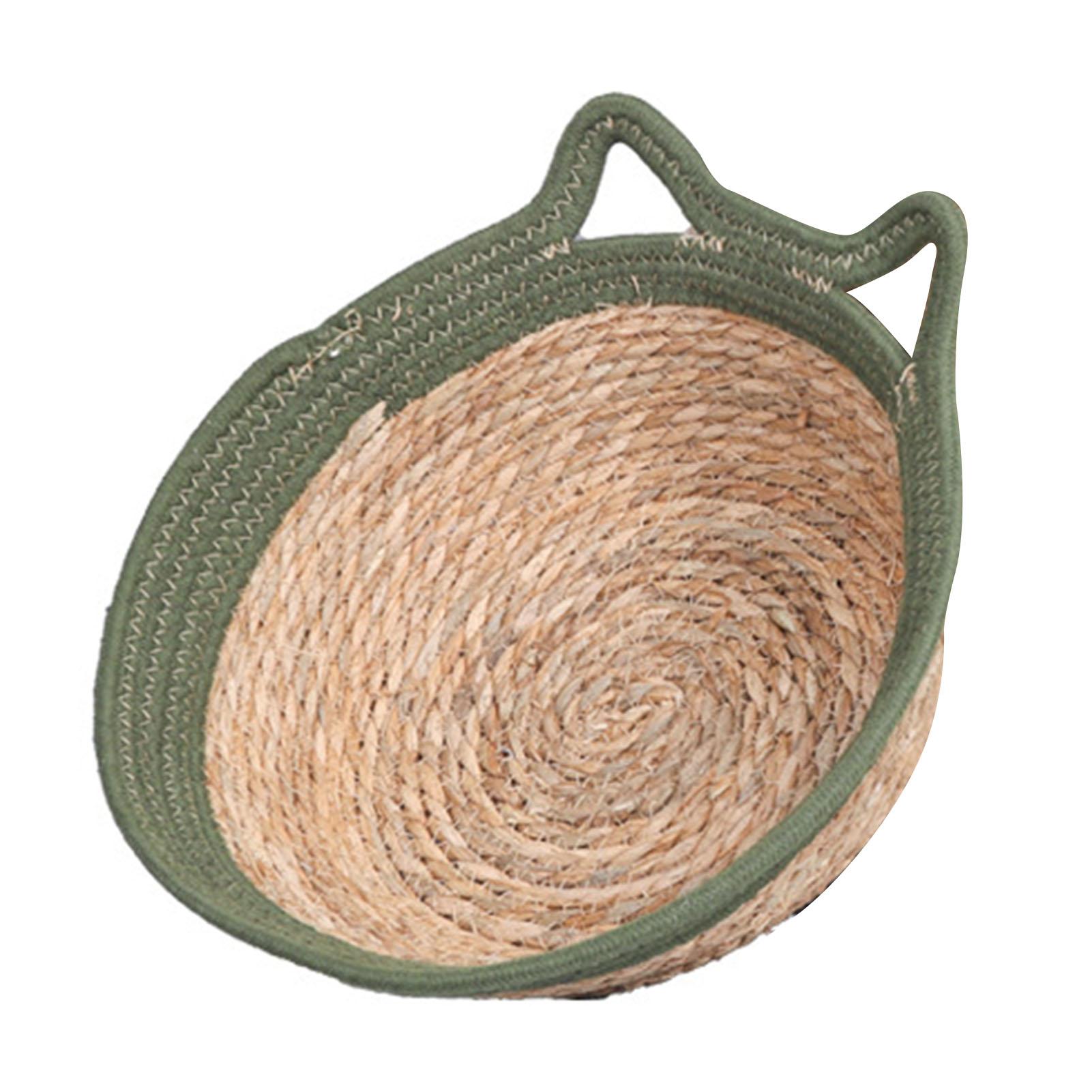 Hand Woven Cat Nest Breathable Round Cotton Rope Woven Warm Pet Sleeping Bed with Soft Cushion for Large (Suitable for Pets Within 7.5kg/16.5lb)
Hand Woven Cat Nest Breathable Round Cotton Rope Woven Warm Pet Sleeping Bed with Soft Cushion for Large (Suitable for Pets Within 7.5kg/16.5lb)