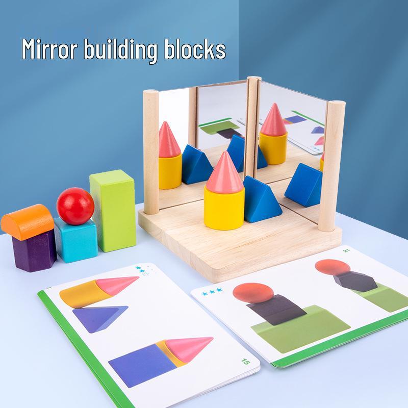 Children s Geometric Wooden Mirror Building Blocks for Spatial and Logical Thinking Development
Children s Geometric Wooden Mirror Building Blocks for Spatial and Logical Thinking Development