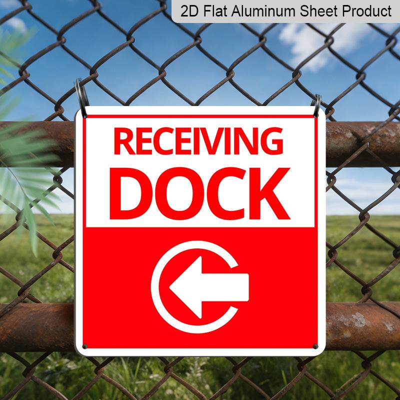 2D Flat 1pc, Receiving Dock Left Arrow Metal Sign - Red/White Dock Safety Sign with Dock Label & Arrow, Indoor/Outdoor, Loading Bay, Farmhouse 20*20cm
2D Flat 1pc, Receiving Dock Left Arrow Metal Sign - Red/White Dock Safety Sign with Dock Label & Arrow, Indoor/Outdoor, Loading Bay, Farmhouse 20*20cm