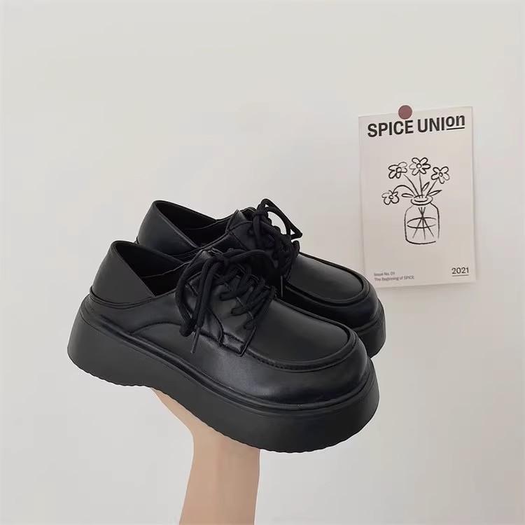 Thick-soled wind jk small leather shoes female round head patent leather heightening students wear skirts twice 35
Thick-soled wind jk small leather shoes female round head patent leather heightening students wear skirts twice 35