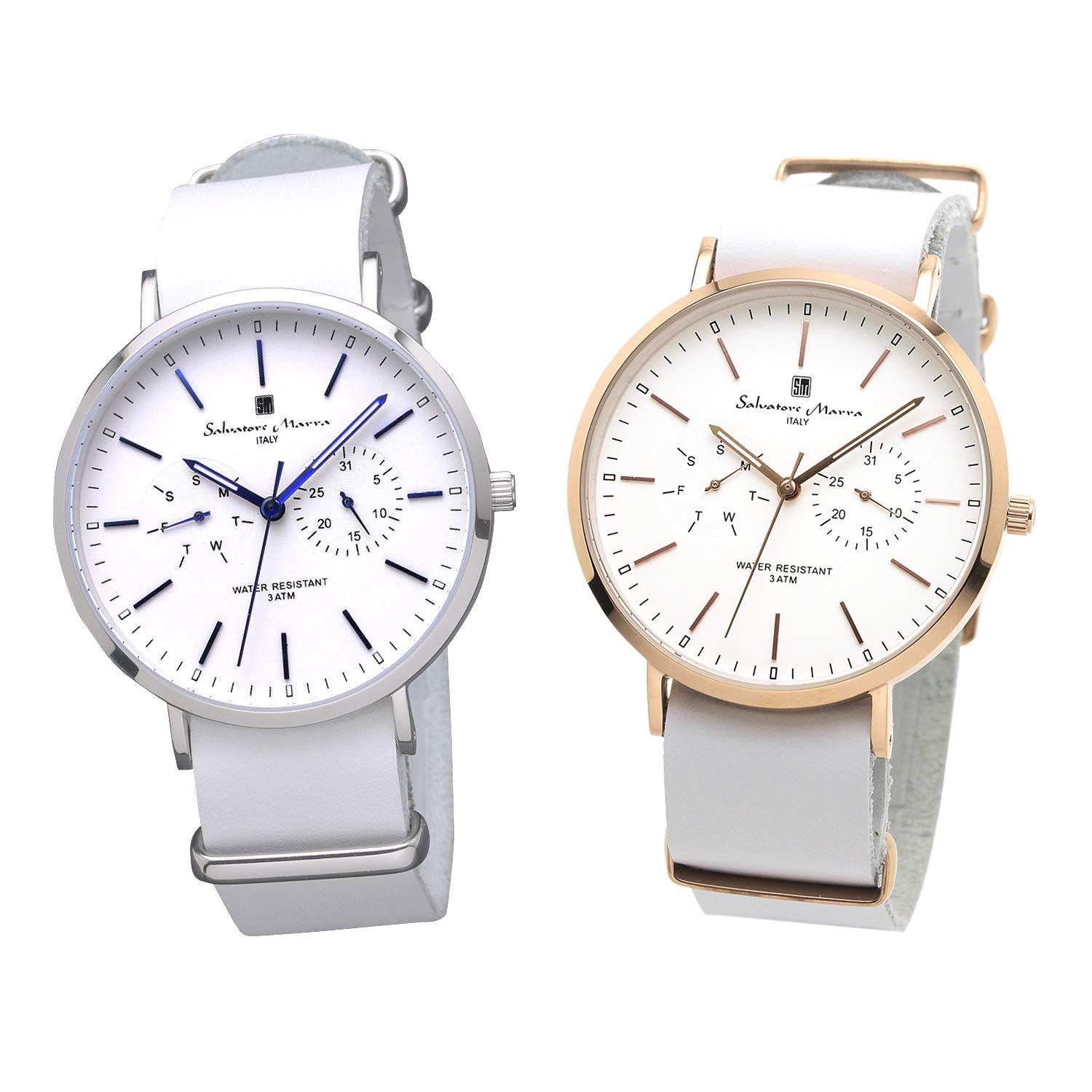 Salvatore Marra Pair Watch SM15117 Men’s and Women’s White Box Included
Salvatore Marra Pair Watch SM15117 Men’s and Women’s White Box Included