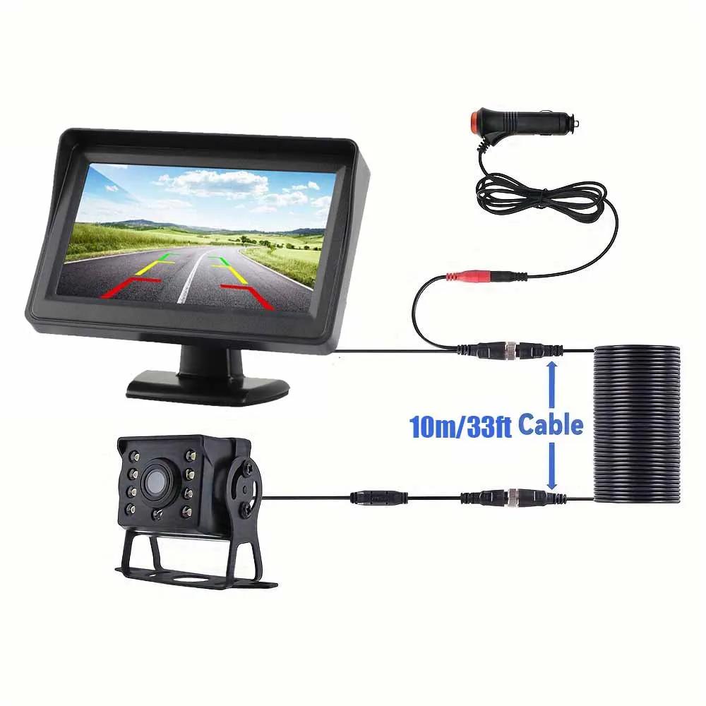 Car Rear View Camera Wide Degree 4.3 TFT LCD Display or Monitor Waterproof Night Vision Reversing Backup Parking Revere м ятний
Car Rear View Camera Wide Degree 4.3 TFT LCD Display or Monitor Waterproof Night Vision Reversing Backup Parking Revere м ятний