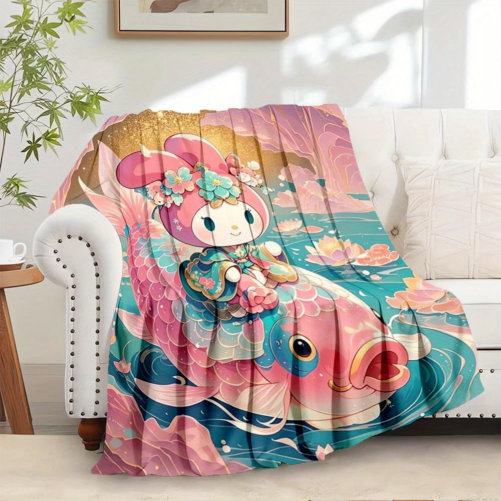1pc My Melody Koi Fish Home Decor Blanket - Seasonal Universal Comfortable Washable Gift for All Ages, Available in Multiple Sizesz060 130x150cm
1pc My Melody Koi Fish Home Decor Blanket - Seasonal Universal Comfortable Washable Gift for All Ages, Available in Multiple Sizesz060 130x150cm