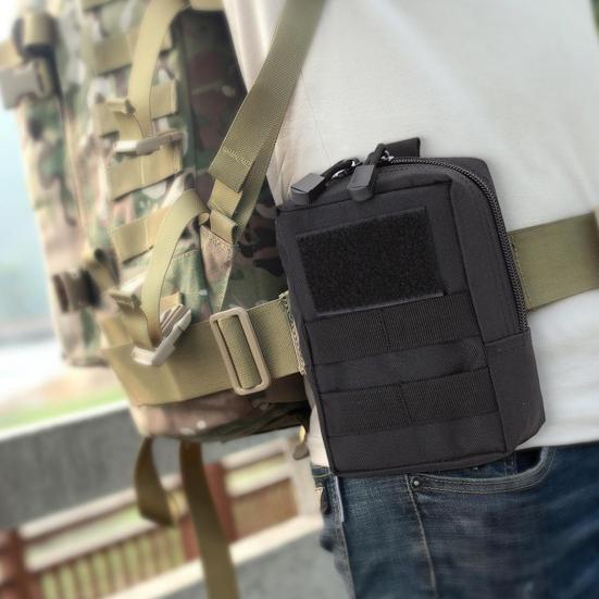 Нейлонова водонепроникна поясна сумка Fanny Pack Система MOLLE Органайзер-тримач для мобільного телефону для кемпінгу на відкритому повітрі Піші прогулянки Подорожі чорний
Нейлонова водонепроникна поясна сумка Fanny Pack Система MOLLE Органайзер-тримач для мобільного телефону для кемпінгу на відкритому повітрі Піші прогулянки Подорожі чорний