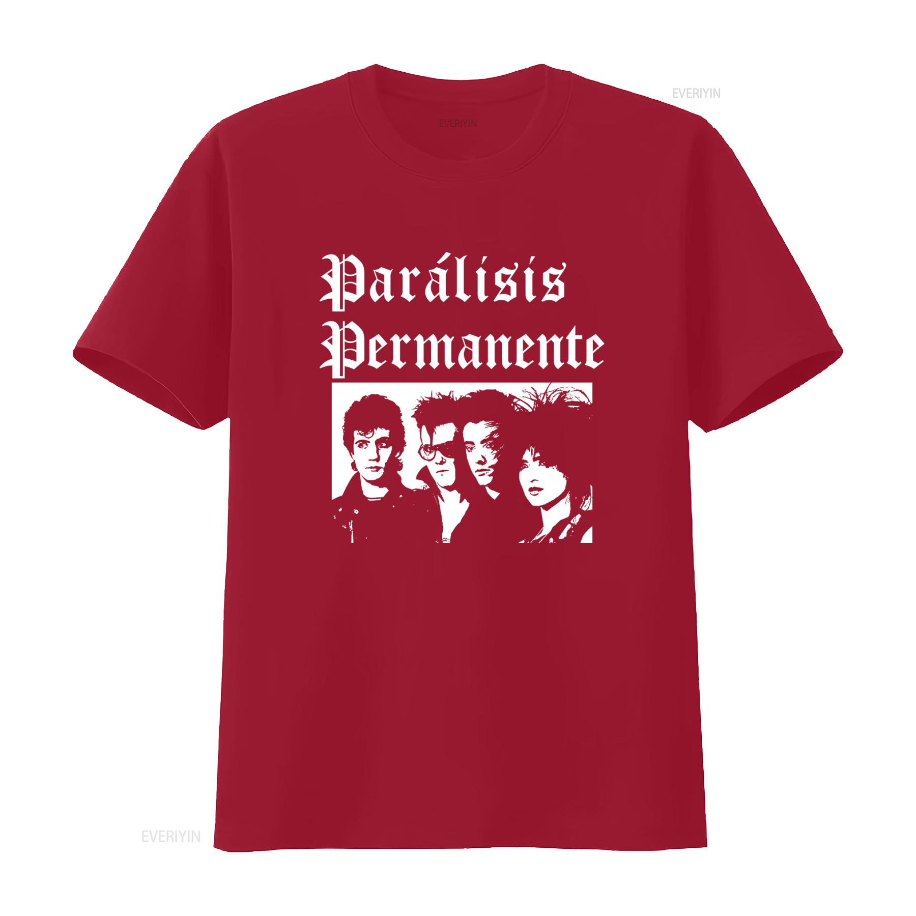 Parálisis Permanente Punk Rock Band T Shirt Vintage Style High Quality Print for Fans vintage Washed Versatile Breathable S
Parálisis Permanente Punk Rock Band T Shirt Vintage Style High Quality Print for Fans vintage Washed Versatile Breathable S