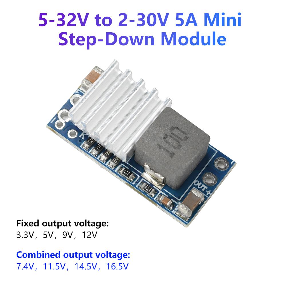 DC-DC Buck Boost Module 5A 6A Mini Power Module 3.3V 5V 9V12V Fixed Output Step-up/Step-down Converter for Drones RC Models BEC
DC-DC Buck Boost Module 5A 6A Mini Power Module 3.3V 5V 9V12V Fixed Output Step-up/Step-down Converter for Drones RC Models BEC