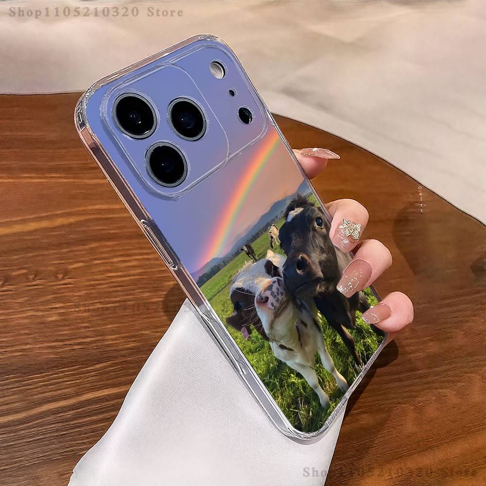Lovely Cute Cow Cows OX Phone Case For iPhone 17,16,15,14,13,12,11 Pro,Max,Plus,XR,Mini,E Clear Full-coverage Soft Cover iPhone15PROMAX
Lovely Cute Cow Cows OX Phone Case For iPhone 17,16,15,14,13,12,11 Pro,Max,Plus,XR,Mini,E Clear Full-coverage Soft Cover iPhone15PROMAX