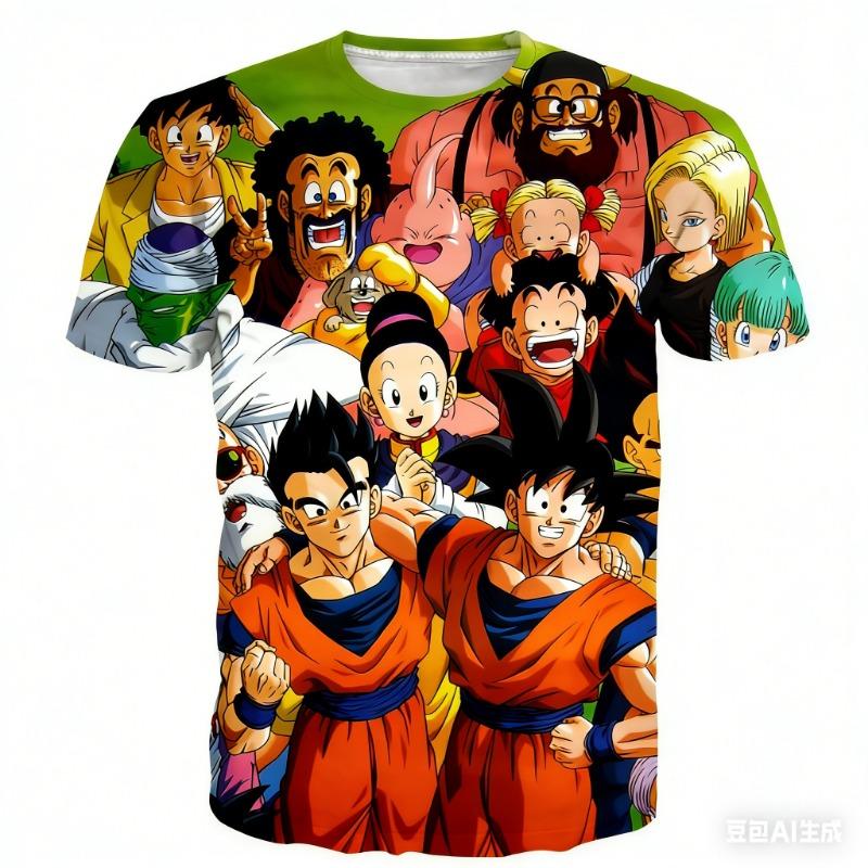 Japanese Anime Dragon Ball Z All Characters Happy and Friendly Together Manga Printed T-Shirt Kids Adults Cosplay Tops Clothing XXS
Japanese Anime Dragon Ball Z All Characters Happy and Friendly Together Manga Printed T-Shirt Kids Adults Cosplay Tops Clothing XXS
