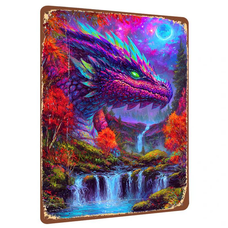 Colorful Dragon and Waterfall Scenery Metal Tin Sign Home Decor Living Room Bedroom Art Wall Hanging Painting 20x30cm(7.8x11.8inch)
Colorful Dragon and Waterfall Scenery Metal Tin Sign Home Decor Living Room Bedroom Art Wall Hanging Painting 20x30cm(7.8x11.8inch)