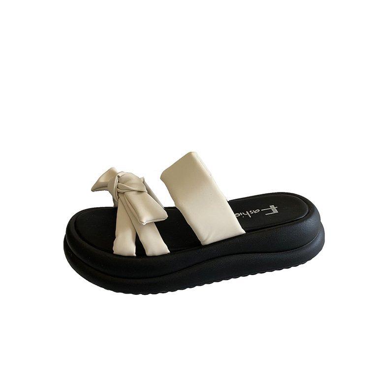Thick-soled cool slippers for women s summer wear 2024 new fashionable versatile bow super fire stepping on shit soft-soled beach shoes 40
Thick-soled cool slippers for women s summer wear 2024 new fashionable versatile bow super fire stepping on shit soft-soled beach shoes 40