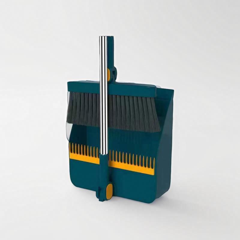 Складной набор веника и совка с антипригарным, утолщенным, вращающимся дизайном для легкой уборки
Складной набор веника и совка с антипригарным, утолщенным, вращающимся дизайном для легкой уборки
