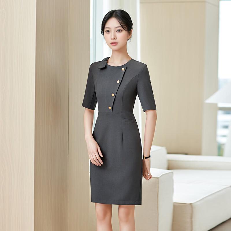 Women s Stewardess Style Professional Short Sleeve Dress 4XL
Women s Stewardess Style Professional Short Sleeve Dress 4XL