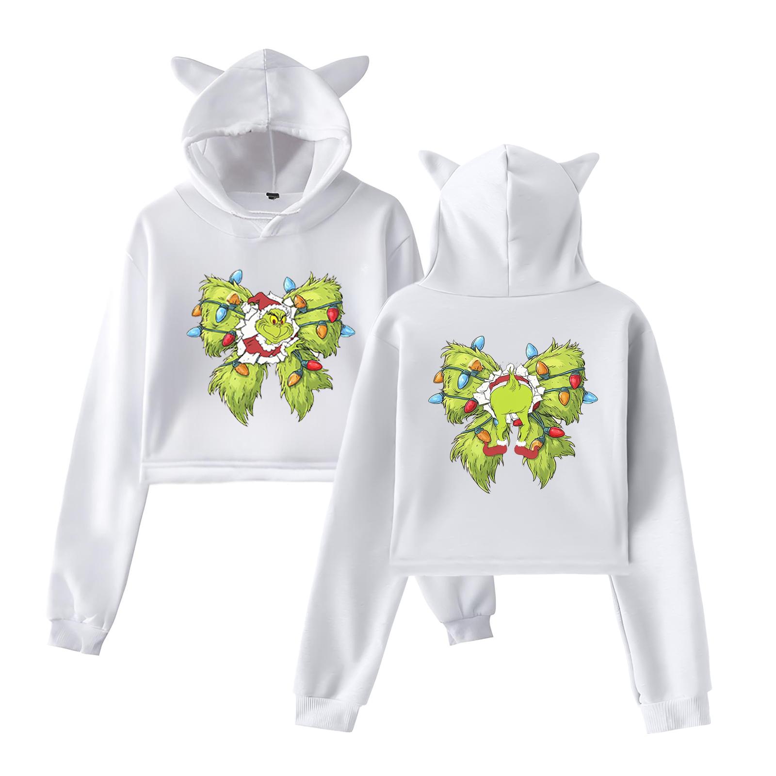 Женская модная повседневная толстовка с длинным рукавом, капюшоном и принтом XL белый
Женская модная повседневная толстовка с длинным рукавом, капюшоном и принтом XL белый