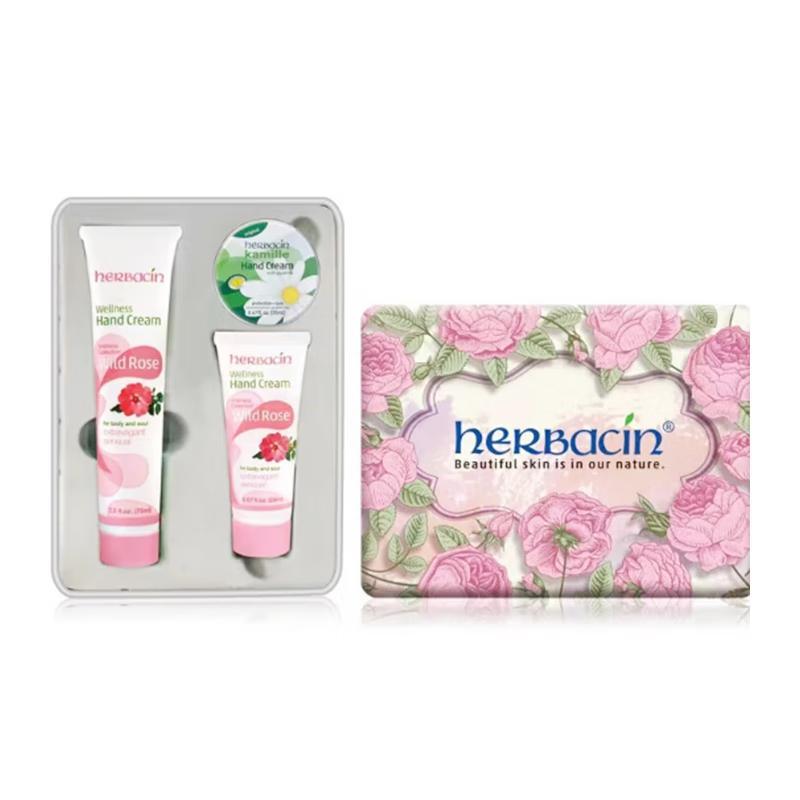 Herbacin Rose Hand Cream Gift Set
Herbacin Rose Hand Cream Gift Set