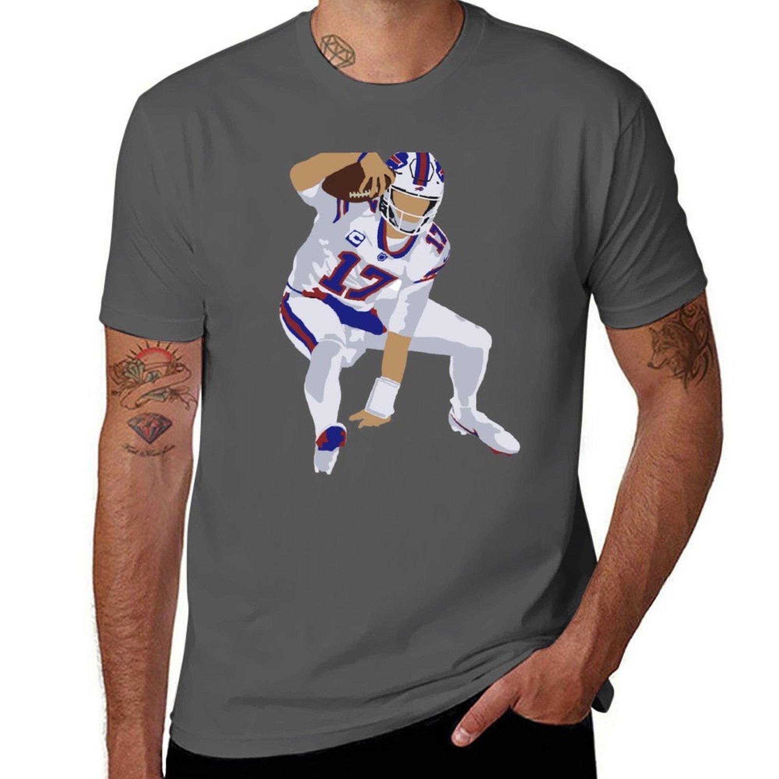 Josh Allen Leap (Large) T-Shirt t shirt for man 100 percent cotton man t shirt cotton high quality T-Shirt 4XL
Josh Allen Leap (Large) T-Shirt t shirt for man 100 percent cotton man t shirt cotton high quality T-Shirt 4XL