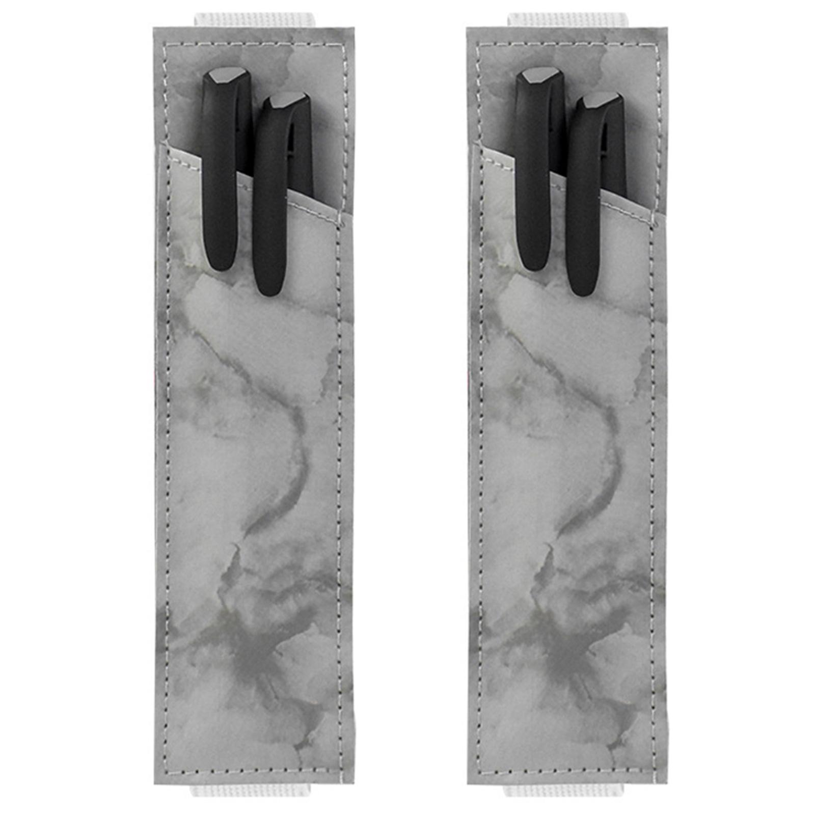 2 шт. Регулируемый эластичный держатель для ручек из кожи, герметичный тонкий пенал для блокнота в твердом переплете 6