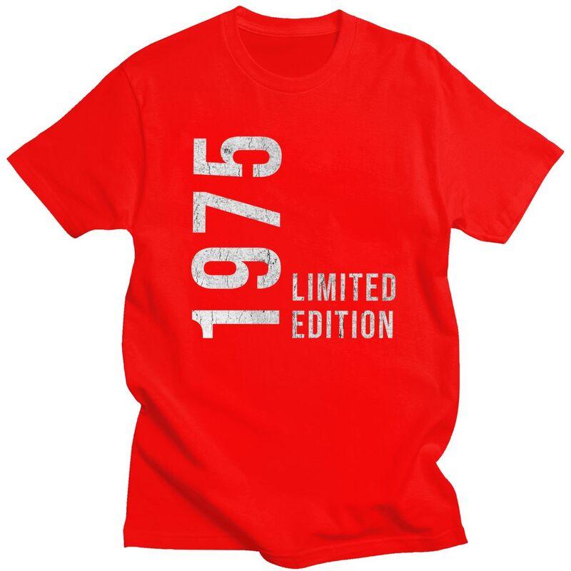 Awesome 50th Vintage 1975 Printed T Shirt ShortSleeve Cotton Tshirt Casual Custom Years Birthday Gift Tees Slim Fit Clothes S
Awesome 50th Vintage 1975 Printed T Shirt ShortSleeve Cotton Tshirt Casual Custom Years Birthday Gift Tees Slim Fit Clothes S
