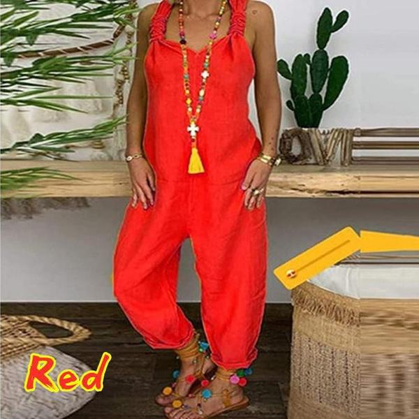 Retro Fashion Long Wide Leg Overalls Pants Lose Cotton Linen Sling Bib Jumpsuits Summer Solid Color Sleeveless Baggy Rompers Pants XXXXXL червоний
Retro Fashion Long Wide Leg Overalls Pants Lose Cotton Linen Sling Bib Jumpsuits Summer Solid Color Sleeveless Baggy Rompers Pants XXXXXL червоний