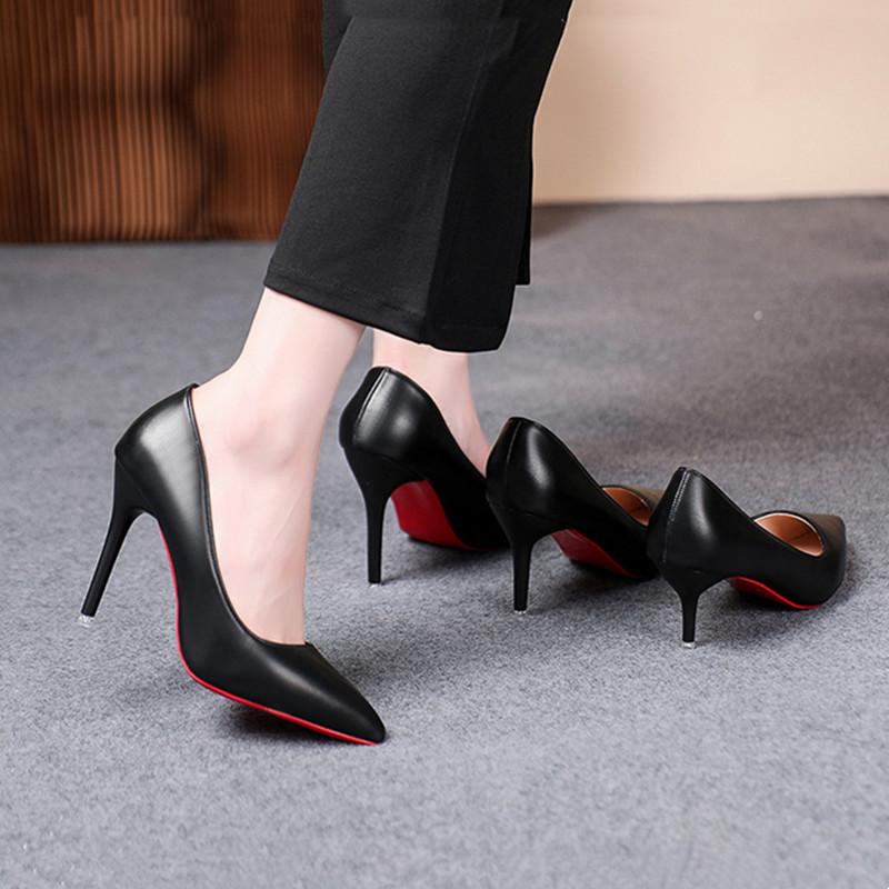 Sexy Fashion Red Sole Women s Pumps Matte Leather Stiletto Heels Shoes Classic Black Career Work Dress Shoes Ladies High Heels 35
Sexy Fashion Red Sole Women s Pumps Matte Leather Stiletto Heels Shoes Classic Black Career Work Dress Shoes Ladies High Heels 35