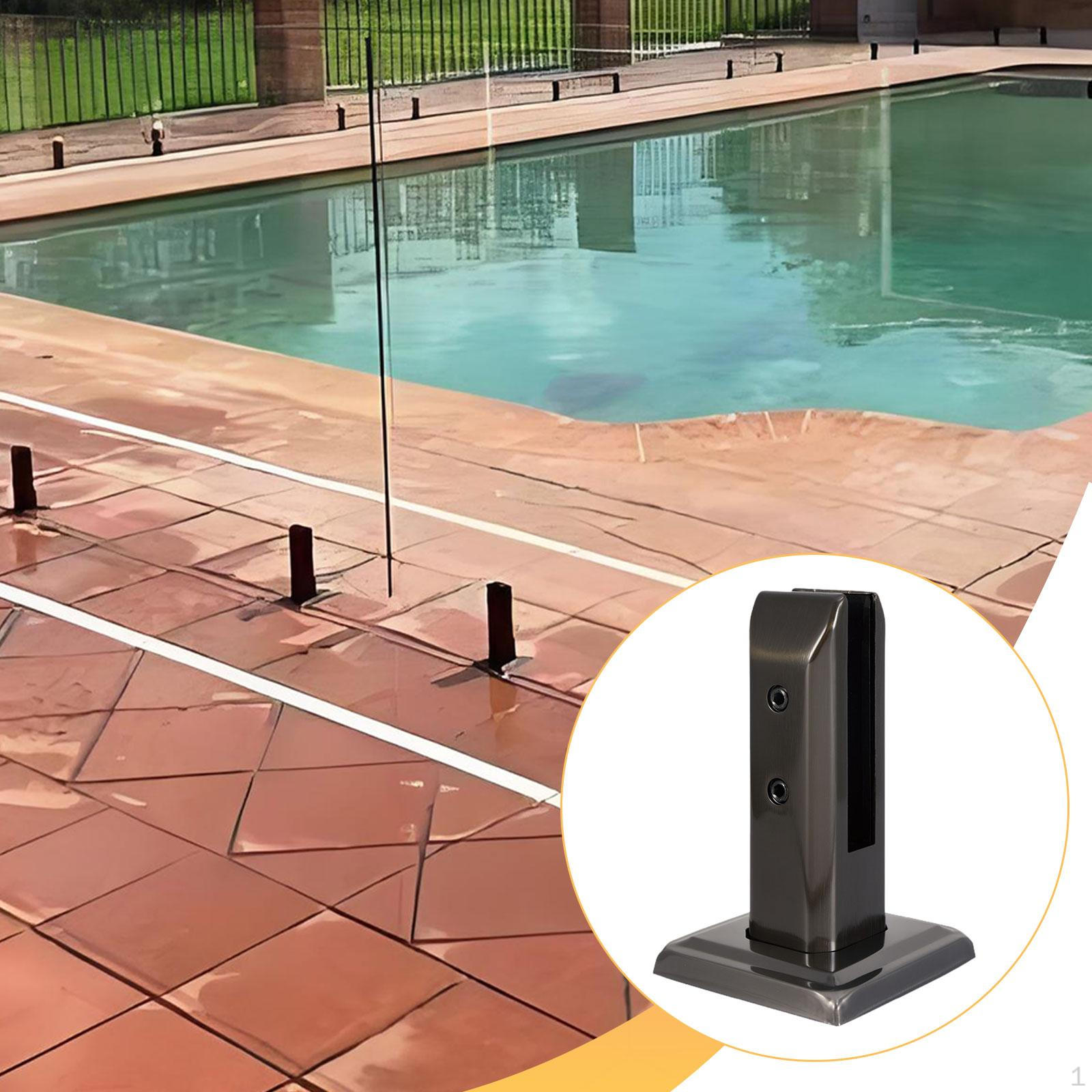 Glass Clamp Clip 10-12 mm Thick Easily Install Holder Support Bracket for Balustrade Post чорний
Glass Clamp Clip 10-12 mm Thick Easily Install Holder Support Bracket for Balustrade Post чорний