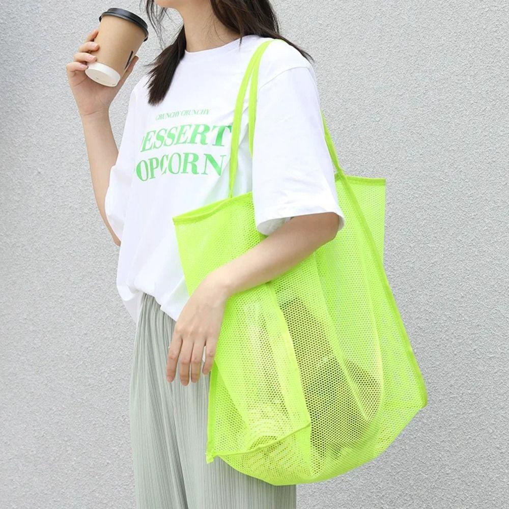 Легка прозора сітчаста сумка Модна потовщена сітчаста сумка для покупок Нова пляжна сумка green-style1
Легка прозора сітчаста сумка Модна потовщена сітчаста сумка для покупок Нова пляжна сумка green-style1