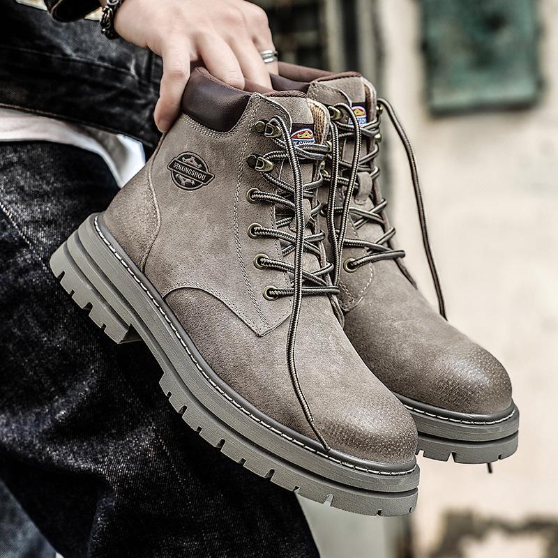 Martin boots men s retro trend high-top casual men s boots autumn leather short boots tooling boots thick-soled big yellow boots 38 коричневий
Martin boots men s retro trend high-top casual men s boots autumn leather short boots tooling boots thick-soled big yellow boots 38 коричневий