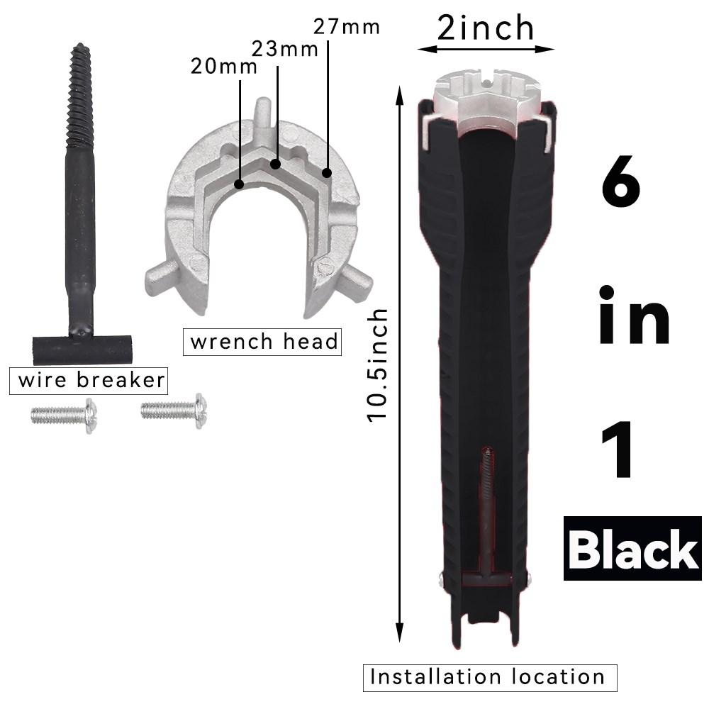 8 In 1 Flume Wrench Anti-slip Kitchen Sink Key Repair Wrench Bathroom Faucet Assembly Plumbing Installation Wrench Set
8 In 1 Flume Wrench Anti-slip Kitchen Sink Key Repair Wrench Bathroom Faucet Assembly Plumbing Installation Wrench Set