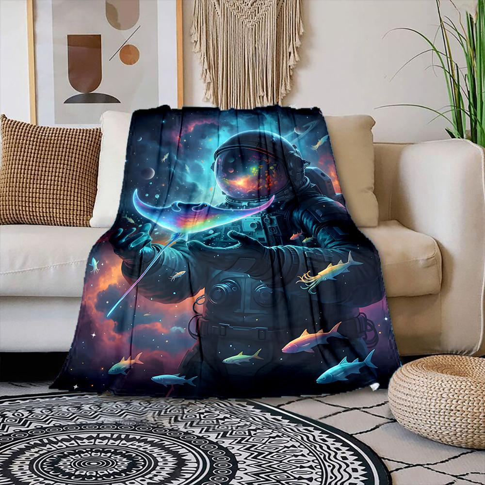 Multiple sizes Astronaut with space ray Print Blanket Warm Soft Suitable for All Seasons for Home Sofa Travel Camping Picnics RV 75x100cm
Multiple sizes Astronaut with space ray Print Blanket Warm Soft Suitable for All Seasons for Home Sofa Travel Camping Picnics RV 75x100cm