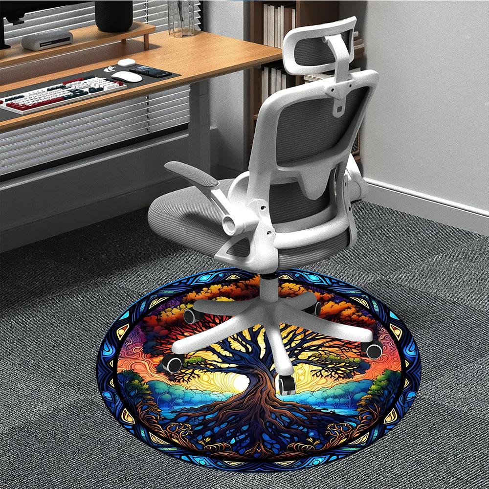 1pc Tree of Life Stained Glass Chair Carpet for Office, Soft Flannel Throw Mat, Perfect for Office,Holiday Party Decoration Choice yy251113031 80cm by 80cm
1pc Tree of Life Stained Glass Chair Carpet for Office, Soft Flannel Throw Mat, Perfect for Office,Holiday Party Decoration Choice yy251113031 80cm by 80cm