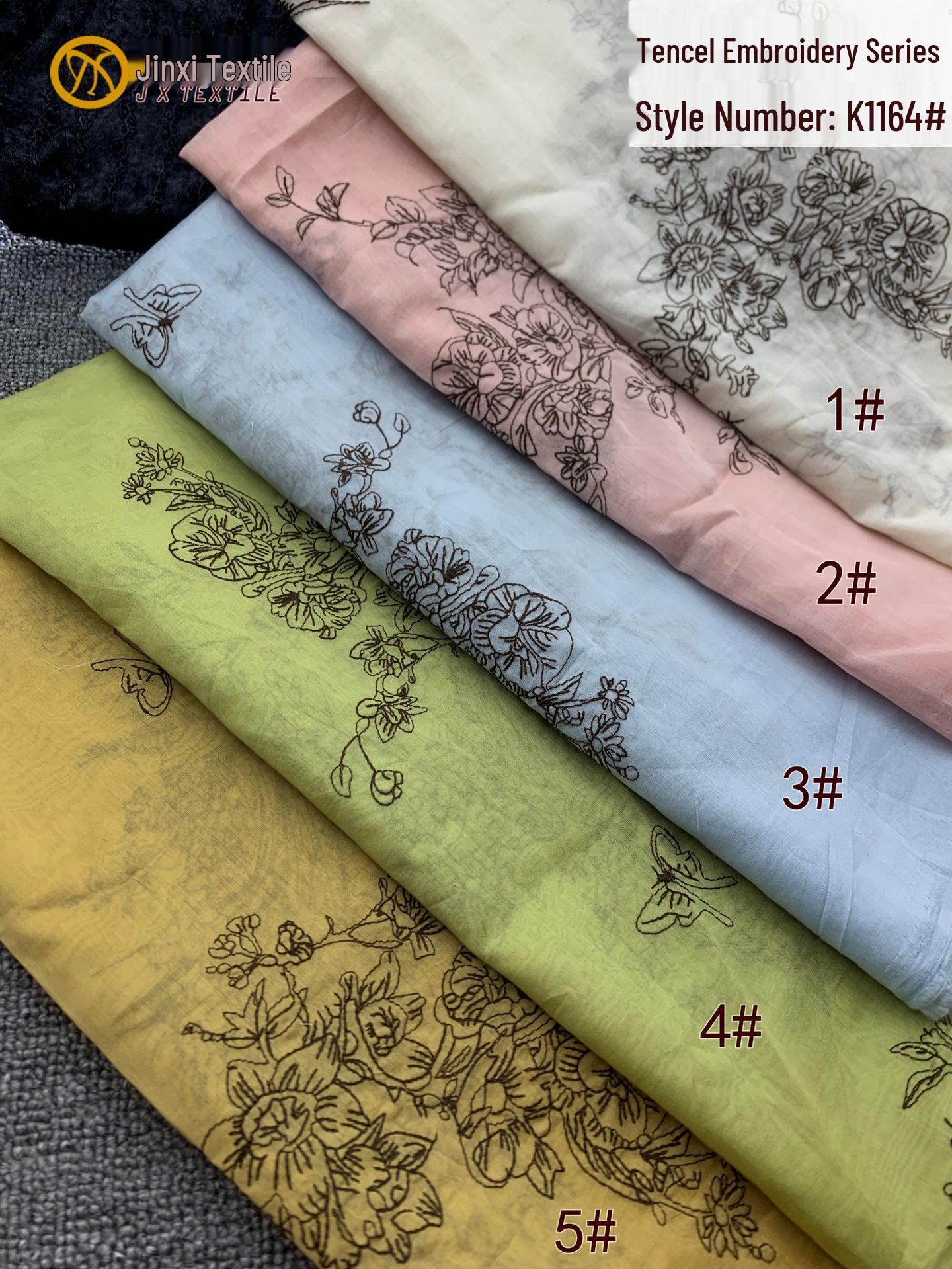Elegant Black Floral Embroidered Chiffon Tencel Fabric for Spring/Summer Clothing & Sun Protection Shirts
Elegant Black Floral Embroidered Chiffon Tencel Fabric for Spring/Summer Clothing & Sun Protection Shirts