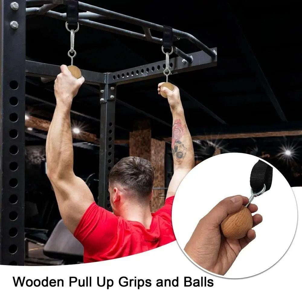 Wooden Grip Strength Trainer Pull-up Assistance Finger Strengthener Forearm Trainer Bodybuilding Diameter 6cm
Wooden Grip Strength Trainer Pull-up Assistance Finger Strengthener Forearm Trainer Bodybuilding Diameter 6cm