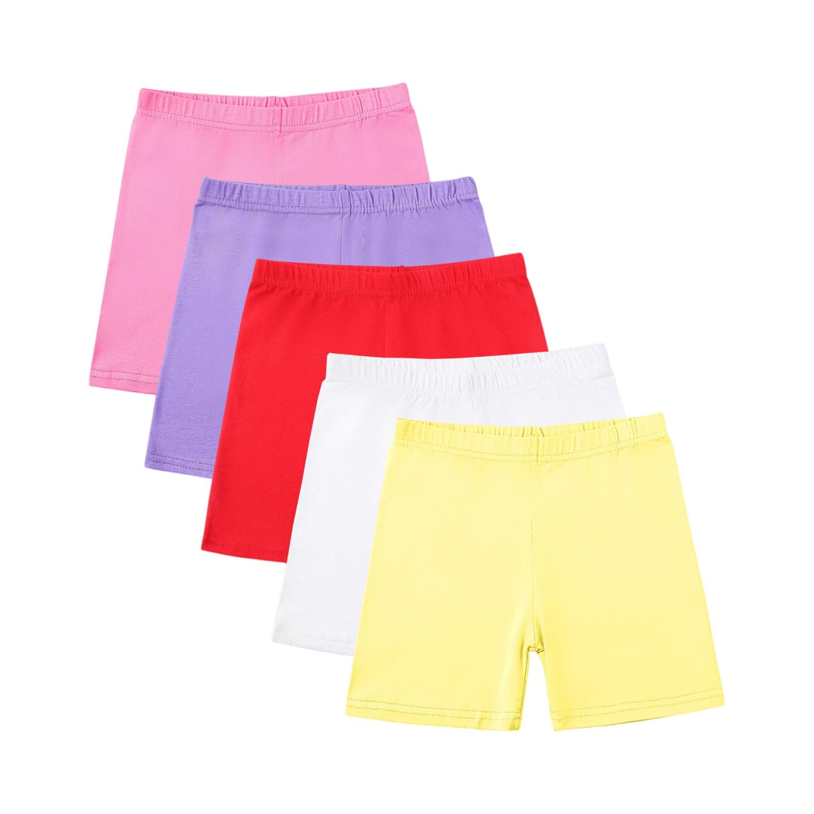 Girls Safety Shorts 5 Pack Toddler Underwear Elastic Waistband Soft Cotton Blend Stretchy Lightweight Bottoms for Summer 130
Girls Safety Shorts 5 Pack Toddler Underwear Elastic Waistband Soft Cotton Blend Stretchy Lightweight Bottoms for Summer 130