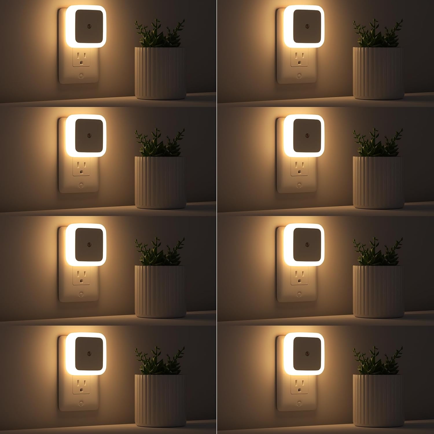 8 LED Wall Plug Night Light Warm White Light Decor Bedroom Bathroom Corridor Home Indoor Lighting Living Room Lamp Decoration
8 LED Wall Plug Night Light Warm White Light Decor Bedroom Bathroom Corridor Home Indoor Lighting Living Room Lamp Decoration