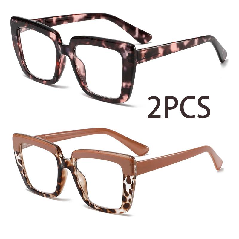 2PCS Two pairs of stylish and comfortable reading glasses, anti-blue light, suitable for men and women of all ages +100
2PCS Two pairs of stylish and comfortable reading glasses, anti-blue light, suitable for men and women of all ages +100