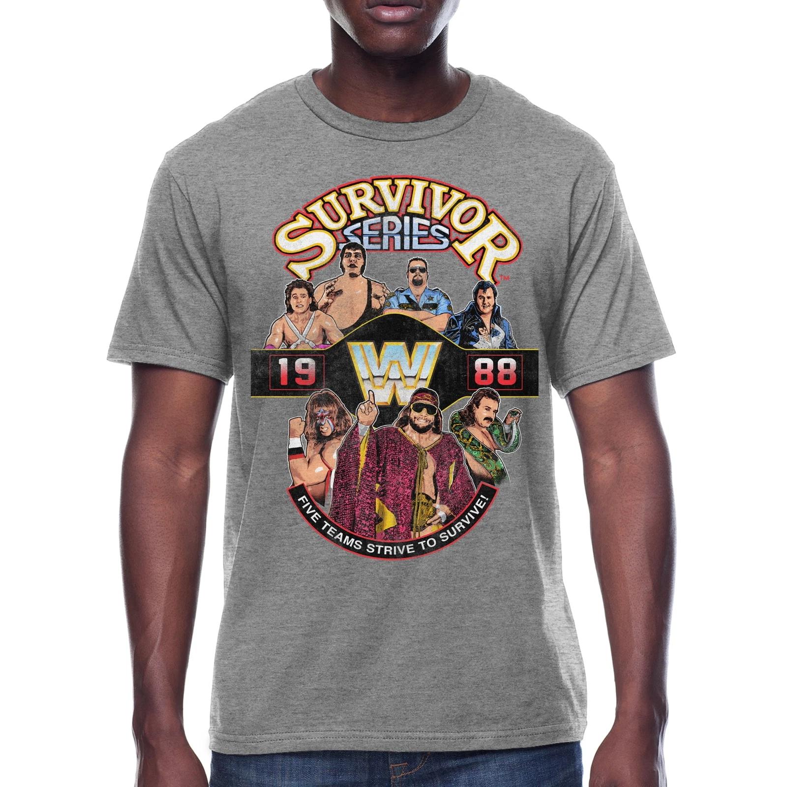 WWE Survivor Mania Series Пять команд борются за выживание! Футболка 1988 Новая 2XL
WWE Survivor Mania Series Пять команд борются за выживание! Футболка 1988 Новая 2XL