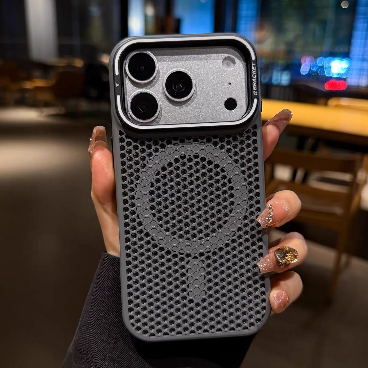 Magnetic Suction Phone Case with Honeycomb Heat Dissipation for iPhone 17 Pro Max - Skin-Feel, Drop-Proof Design, High-End Appeal. 16
Magnetic Suction Phone Case with Honeycomb Heat Dissipation for iPhone 17 Pro Max - Skin-Feel, Drop-Proof Design, High-End Appeal. 16
