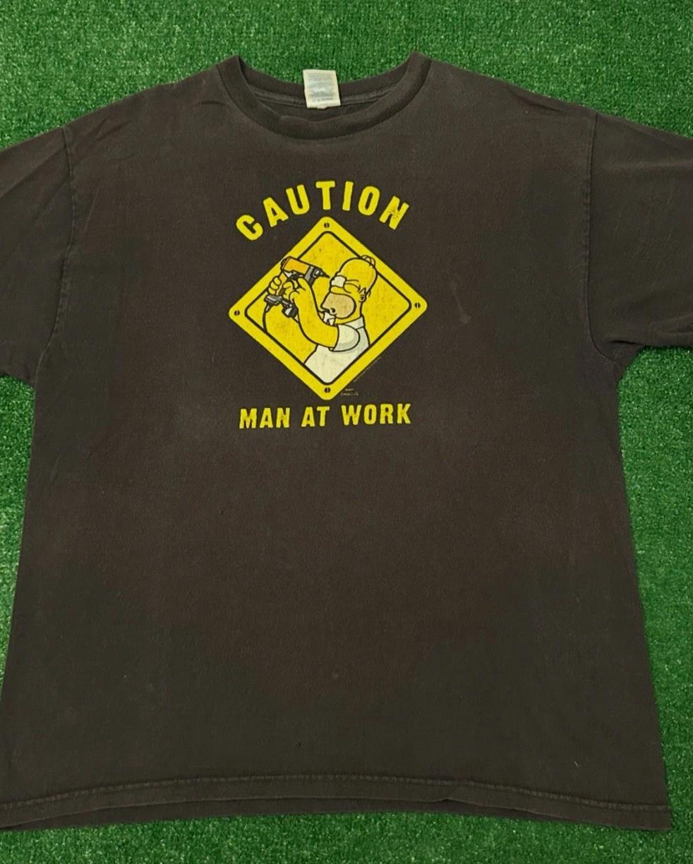 Vintage 90s Y2K The Simpsons Homer Man At Work Cartoon VTG Shirt Mens L 2000s M
Vintage 90s Y2K The Simpsons Homer Man At Work Cartoon VTG Shirt Mens L 2000s M
