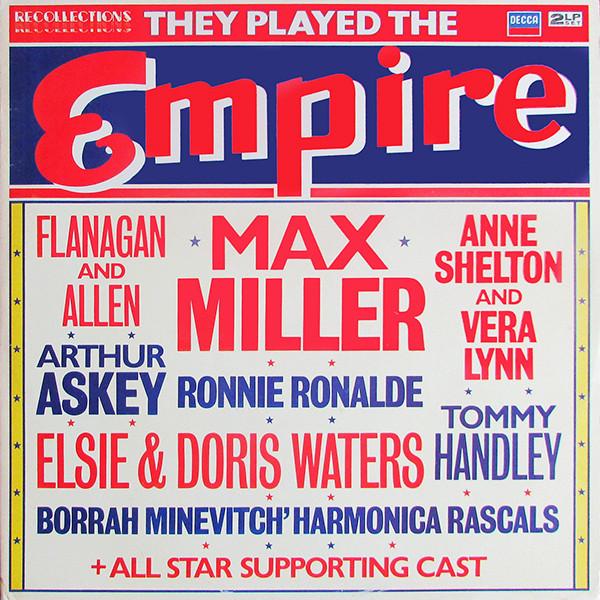 LP Record VARIOUS They Played The Empire RFLD23 Decca 1982 UK Pop Used
LP Record VARIOUS They Played The Empire RFLD23 Decca 1982 UK Pop Used