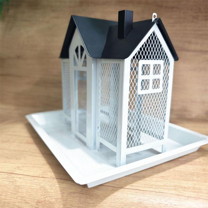 Metal Swing House Balcony Outdoor Patio Hummingbird Squirrel Feeder Outdoor Hanging Decoration білий
Metal Swing House Balcony Outdoor Patio Hummingbird Squirrel Feeder Outdoor Hanging Decoration білий