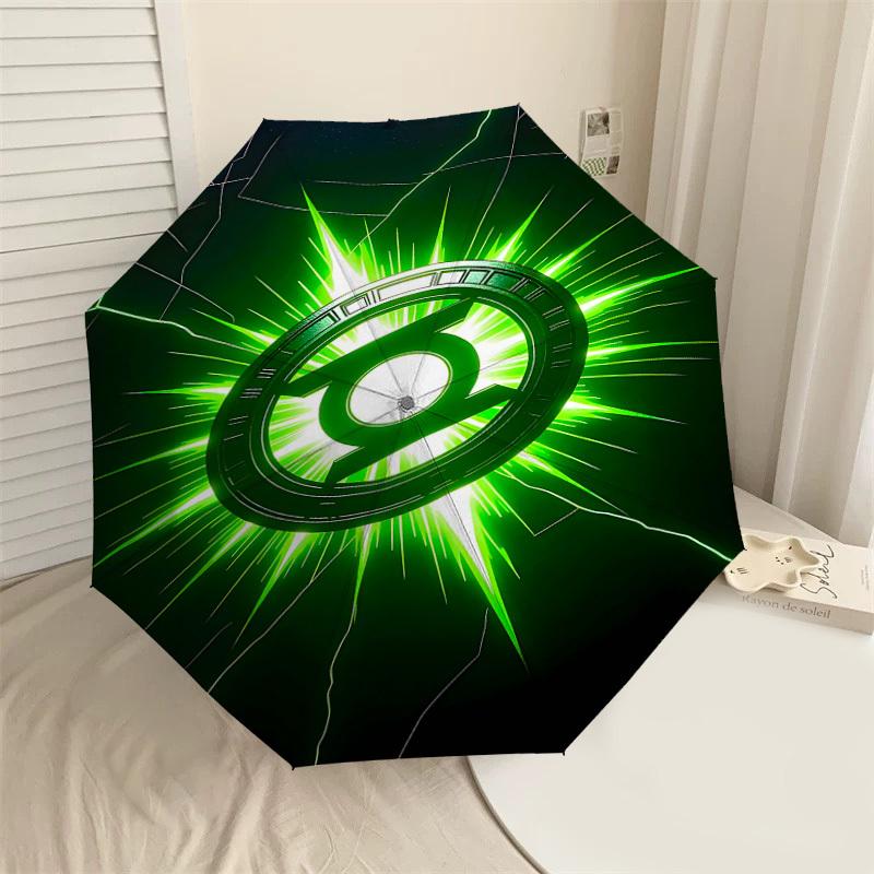 1pc Green Lantern Automatic Open/Close Umbrella Compact Folding Umbrella with 8-Rib Shaft lightweight esign, for Women/Men1140A
1pc Green Lantern Automatic Open/Close Umbrella Compact Folding Umbrella with 8-Rib Shaft lightweight esign, for Women/Men1140A