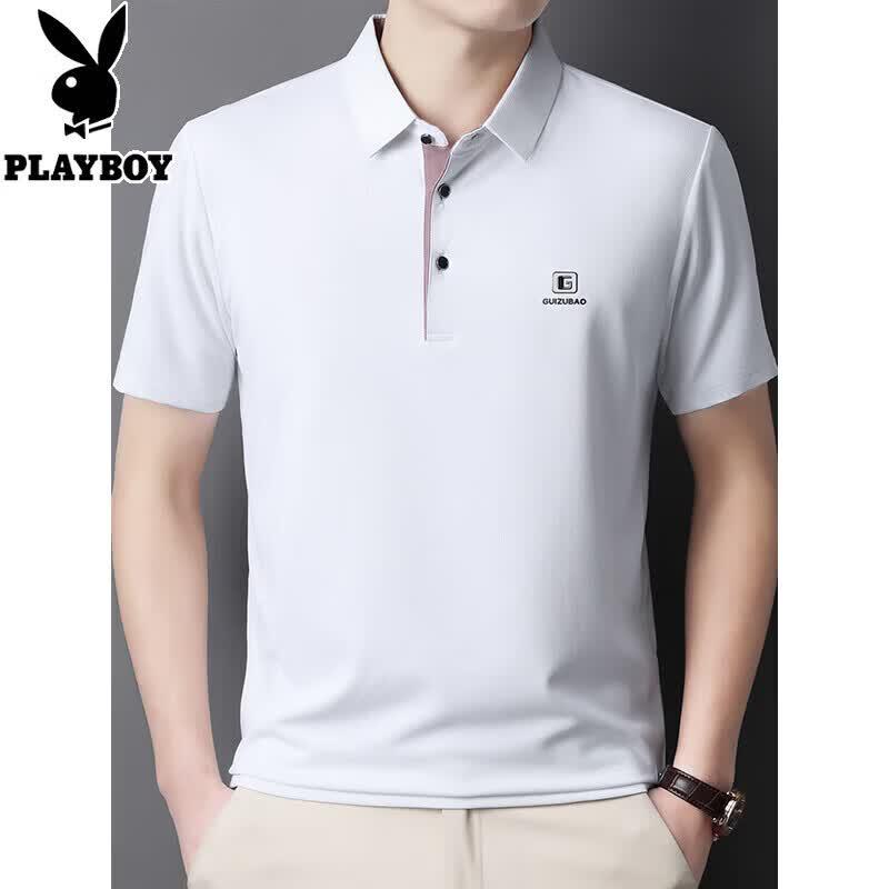 Playboy Men s Ice Silk Short Sleeve Polo Shirt M
Playboy Men s Ice Silk Short Sleeve Polo Shirt M