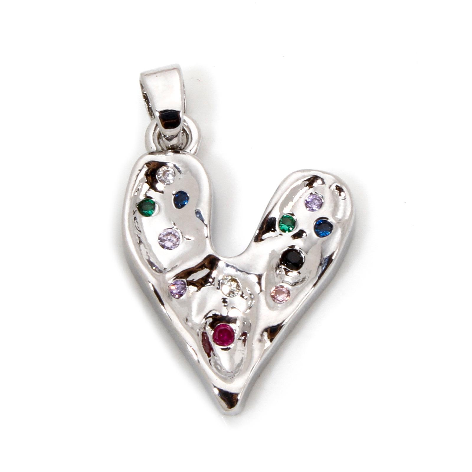 1 Piece Brass Valentine s Day Charms Multicolor Heart Multicolour Cubic Zirconia Pendants For DIY Necklace Jewelry Making
1 Piece Brass Valentine s Day Charms Multicolor Heart Multicolour Cubic Zirconia Pendants For DIY Necklace Jewelry Making