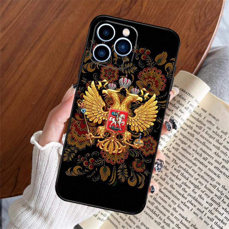 Russia Flag national emblem Phone Case For iPhone 16 15 14 13 11 12 Pro Max Plus 12 13 Mini XR 16e Funda Silicone Cover iPhone 16 Pro
Russia Flag national emblem Phone Case For iPhone 16 15 14 13 11 12 Pro Max Plus 12 13 Mini XR 16e Funda Silicone Cover iPhone 16 Pro