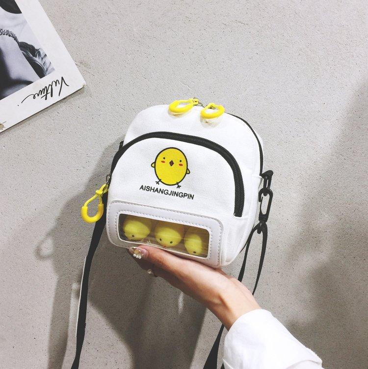 New Cute Cartoon Chicken Canvas Shoulder Bags for Women Mini Crossbody Bag Transparent Window Mobile Phone Bag Lady s Square Bag бежевый
New Cute Cartoon Chicken Canvas Shoulder Bags for Women Mini Crossbody Bag Transparent Window Mobile Phone Bag Lady s Square Bag бежевый