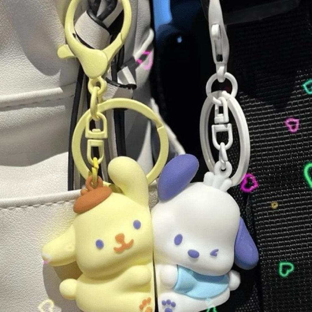 Sanrio Kawaii Keychain Cute Cartoon Figure Pochacco Pompompurin Kuromi Melody Toys Pendant Car Key Ring Couple Charm Gifts
Sanrio Kawaii Keychain Cute Cartoon Figure Pochacco Pompompurin Kuromi Melody Toys Pendant Car Key Ring Couple Charm Gifts