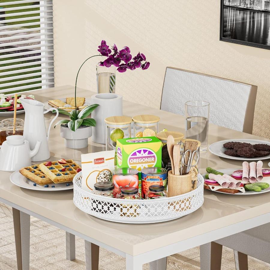 Органайзер для поворотного стола 13 дюймов, вращающаяся металлическая подставка для специй для шкафа, кладовой, кухонной столешницы, обеденного стола, буфета, ванной комнаты Va United States
Органайзер для поворотного стола 13 дюймов, вращающаяся металлическая подставка для специй для шкафа, кладовой, кухонной столешницы, обеденного стола, буфета, ванной комнаты Va United States