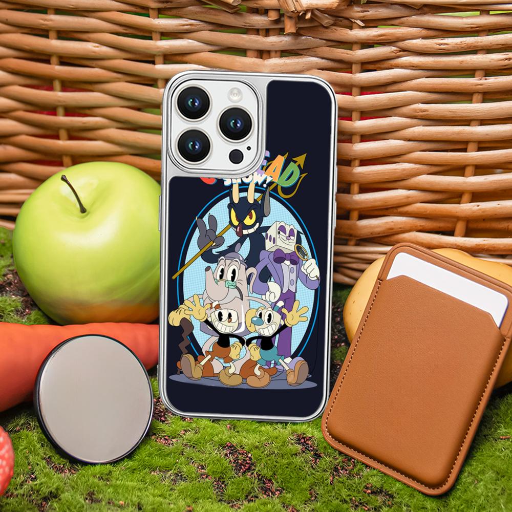 Cute cup-Head classic cartoon pattern Phone Case for iPhone 16 15 14 13 12 11 Pro Max Sheepskin Silver-edged protective case iPhone 13
Cute cup-Head classic cartoon pattern Phone Case for iPhone 16 15 14 13 12 11 Pro Max Sheepskin Silver-edged protective case iPhone 13